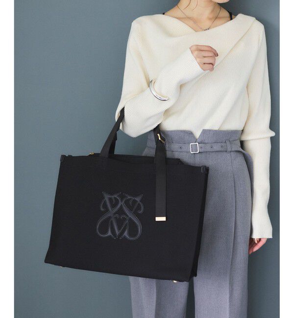 VIS「【軽量】【2WAY】ビッグロゴキャリーオントートバッグ」|トートバッグ|