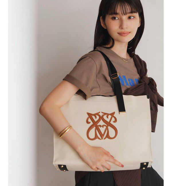 VIS「【軽量】【2WAY】ビッグロゴキャリーオントートバッグ」|トートバッグ|