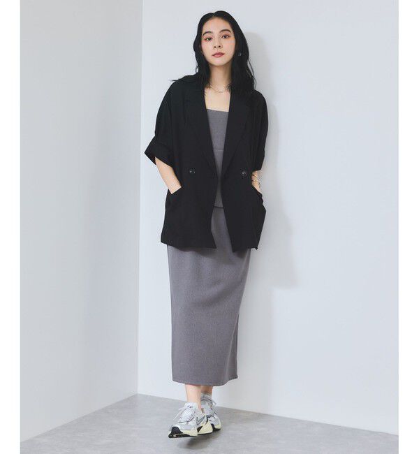 VIS「【WEB限定】タックスリーブテーラードジャケット」|テーラードジャケット|