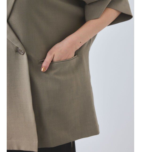 VIS「【WEB限定】タックスリーブテーラードジャケット」|テーラードジャケット|