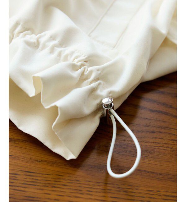 VIS「【WEB限定】バックフリルライトフードブルゾン」|ブルゾン・スタジャン|