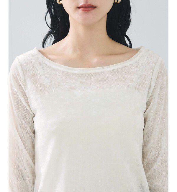 VIS「シアーベロアロングスリーブTシャツ」|Tシャツ・カットソー|