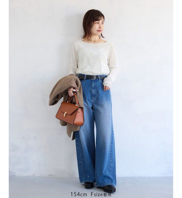 VIS「シアーベロアロングスリーブTシャツ」|Tシャツ・カットソー|