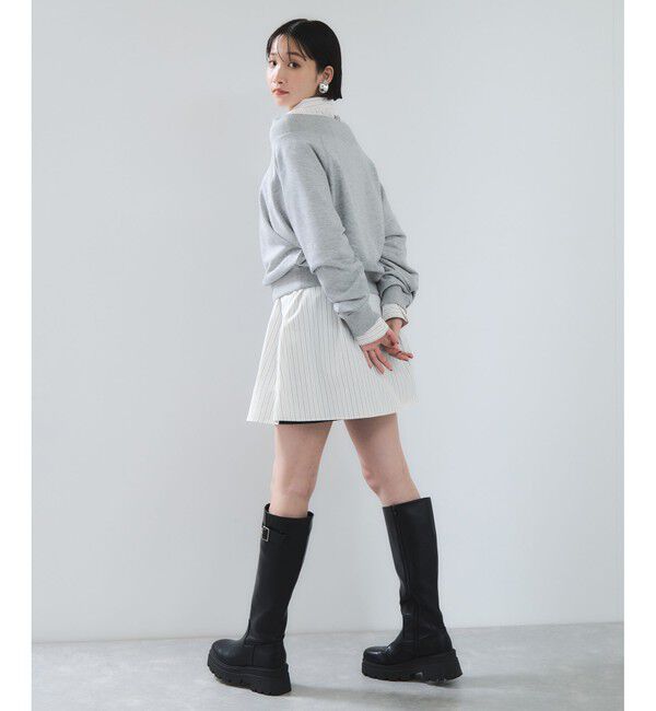 VIS「【POLO BCS】VIS別注ウエストタックフレアワンピース/WEB限定」|ワンピース|