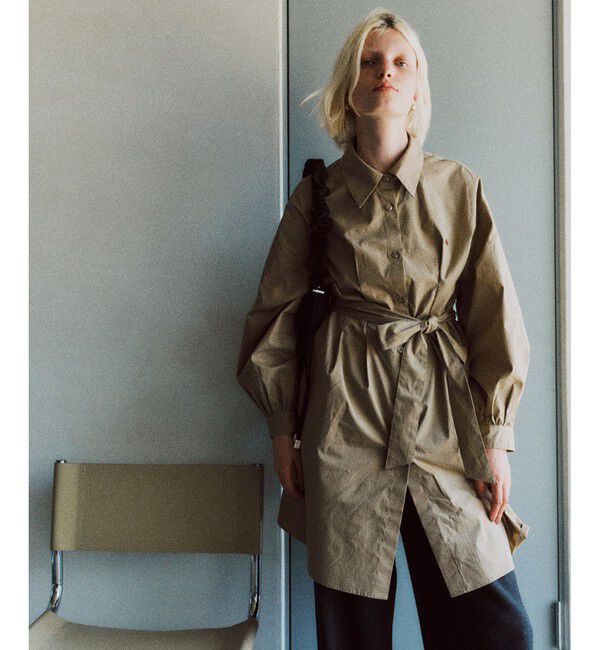 VIS「【POLO BCS】VIS別注ウエストタックフレアワンピース/WEB限定」|ワンピース|ベージュ(27)