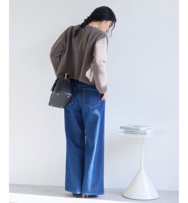 VIS「接結ミニフェザーニットジャケットカーディガン/一部WEB限定カラー」|カーディガン|