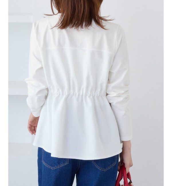 VIS「【WEB限定】ビスチェドッキングペプラムロングスリーブTシャツ」|Tシャツ・カットソー|