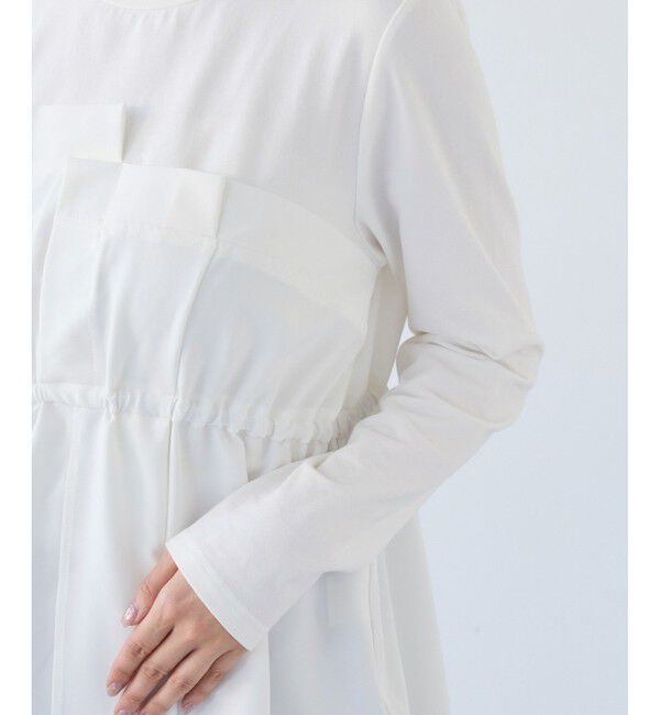 VIS「【WEB限定】ビスチェドッキングペプラムロングスリーブTシャツ」|Tシャツ・カットソー|