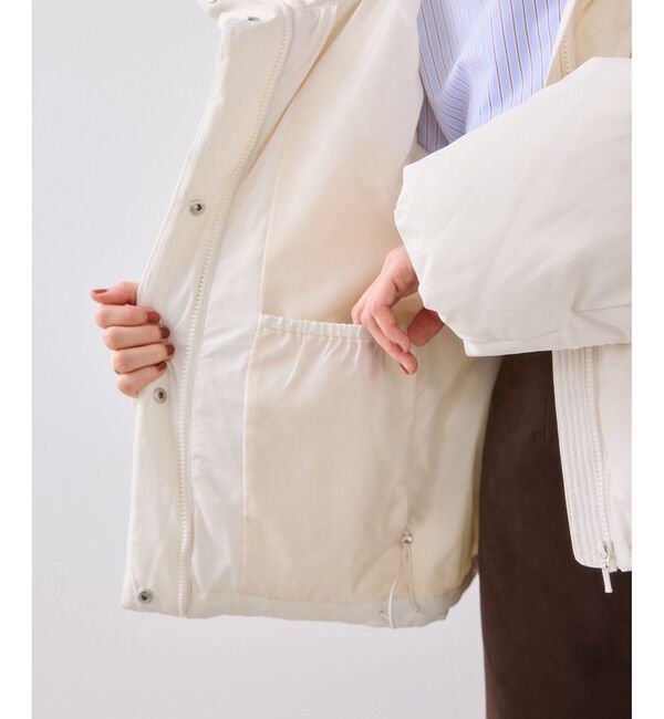 VIS「【アウター総選挙3位】フード取り外し可能軽量ダウンブルゾン/2WAY・撥水加工」|ダウン|