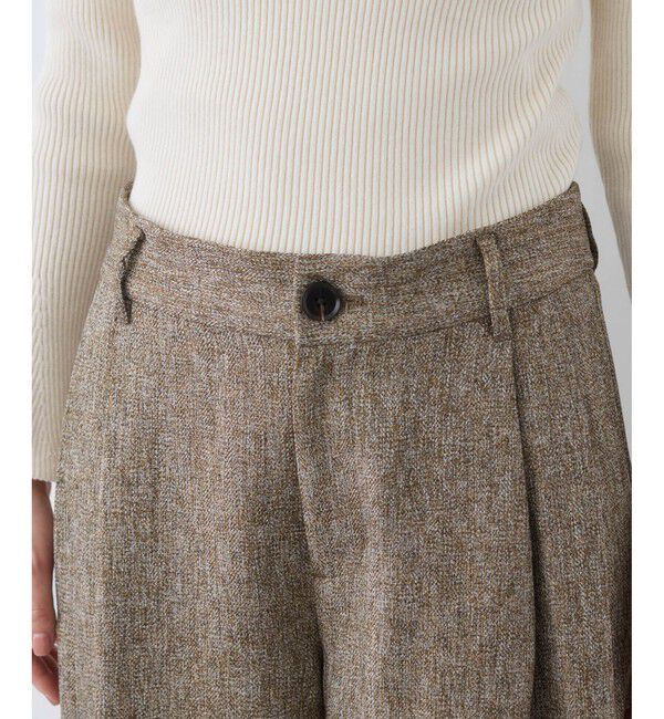 VIS「ツイード2タックワイドパンツ」|チノ|