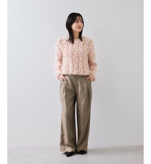 VIS「ツイード2タックワイドパンツ」|チノ|