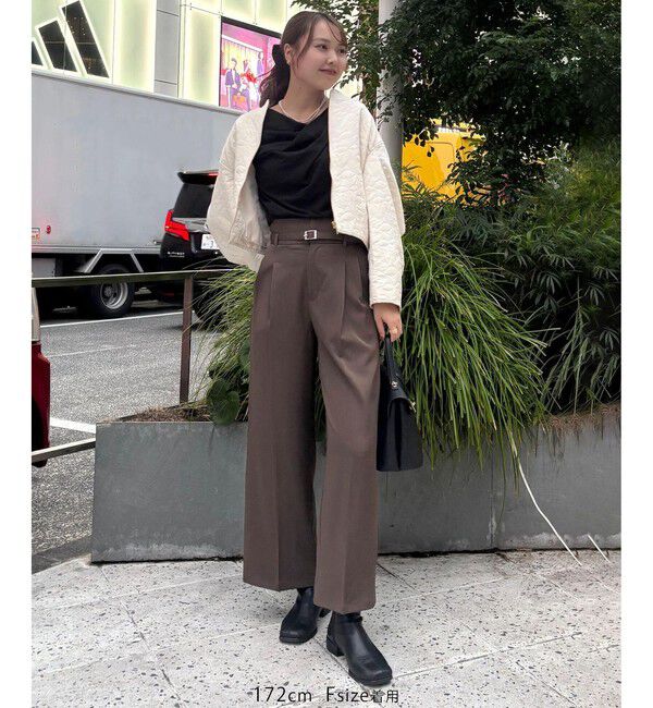 VIS「ドレープオフショルロンT/一部WEB限定カラー・イージーケア」|Tシャツ・カットソー|