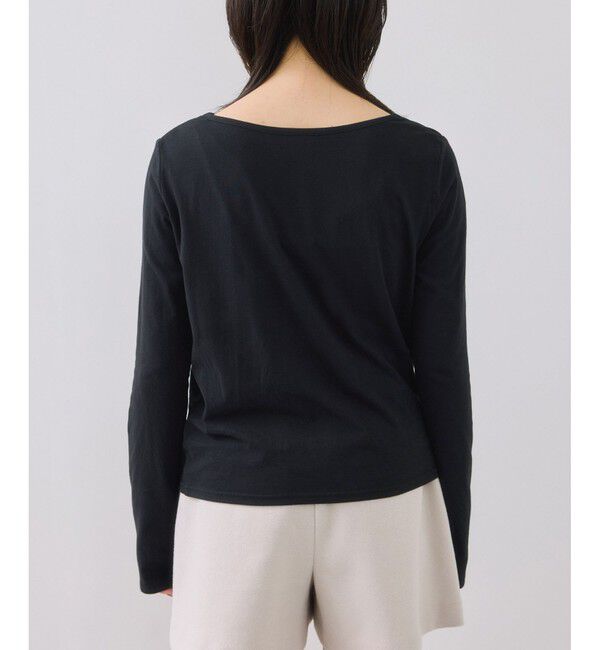 VIS「ドレープオフショルロンT/一部WEB限定カラー・イージーケア」|Tシャツ・カットソー|