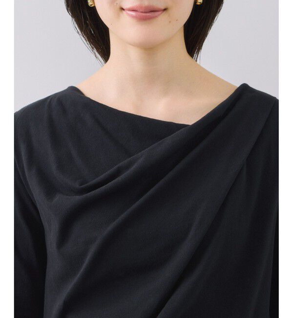 VIS「ドレープオフショルロンT/一部WEB限定カラー・イージーケア」|Tシャツ・カットソー|