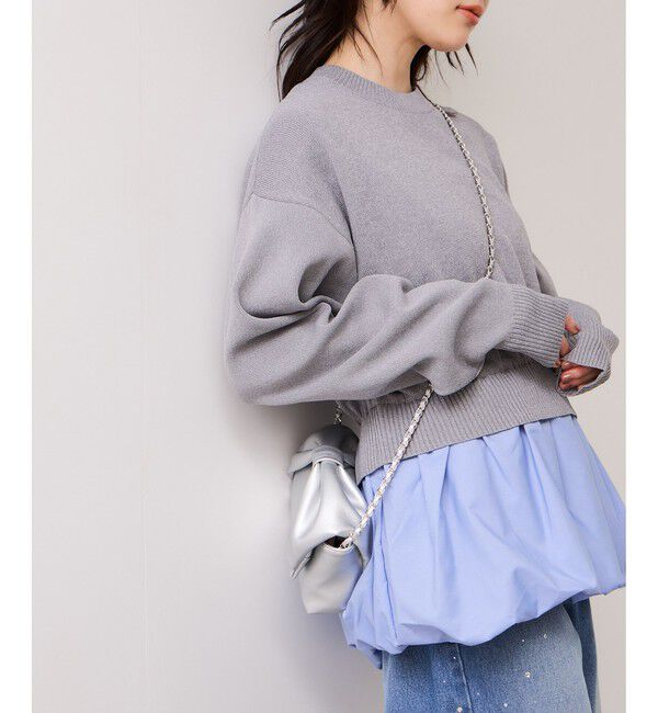 VIS「【WEB限定】シャツドッキングプルオーバー」|Tシャツ・カットソー|