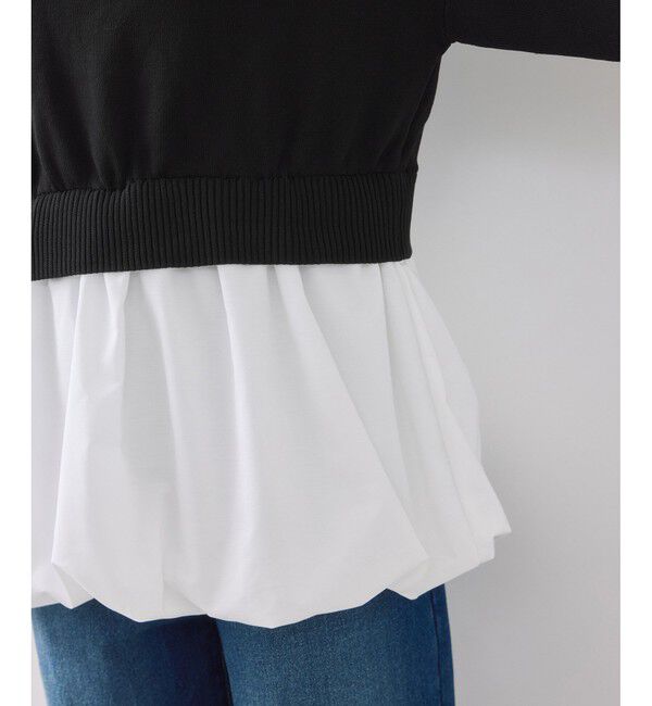 VIS「【WEB限定】シャツドッキングプルオーバー」|Tシャツ・カットソー|