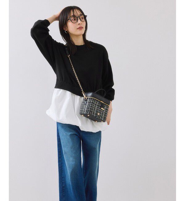 VIS「【WEB限定】シャツドッキングプルオーバー」|Tシャツ・カットソー|