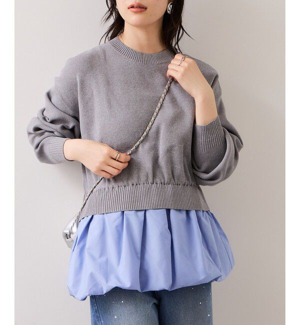 VIS「【WEB限定】シャツドッキングプルオーバー」|Tシャツ・カットソー|