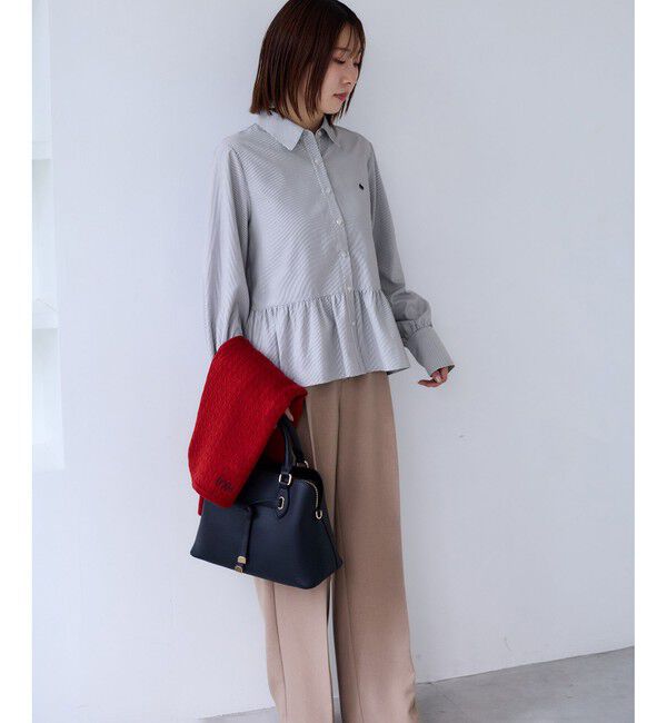 VIS「【POLO BCS】VIS別注ペプラムデザインシャツ」|シャツ・ブラウス|