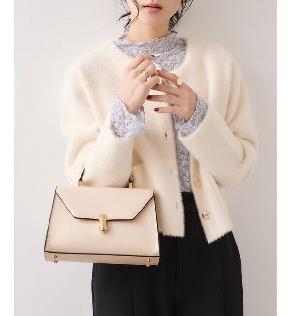 VIS「楕円金具ワンハンドルバッグ/2WAY」|ハンドバッグ|