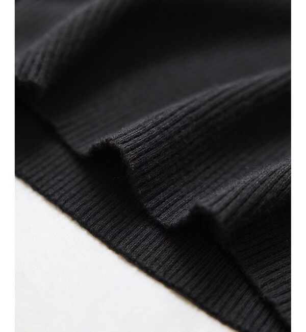 VIS「【美得】もちもちドレープリブニットトップス/イージーケア」|ニット・セーター|