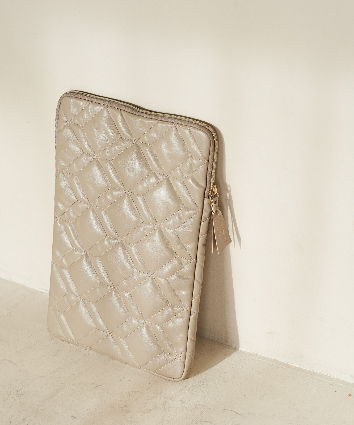 ROPE PICNIC PASSAGE「キルティングPCケース」|その他|ベージュ(27)