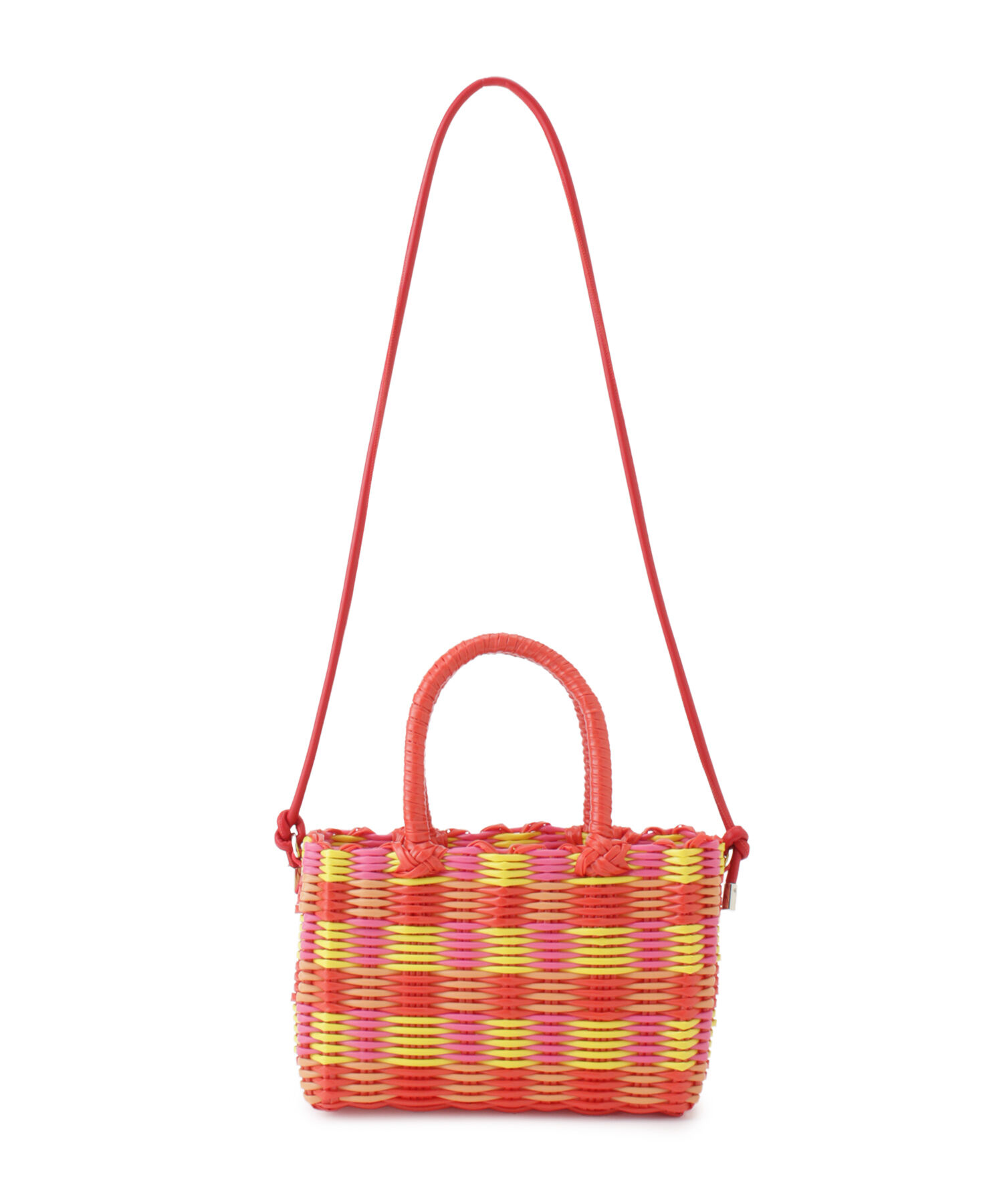 ROPE PICNIC PASSAGE「【Casselini/キャセリーニ】パターンマルシェショルダーバッグ」|かごバッグ|