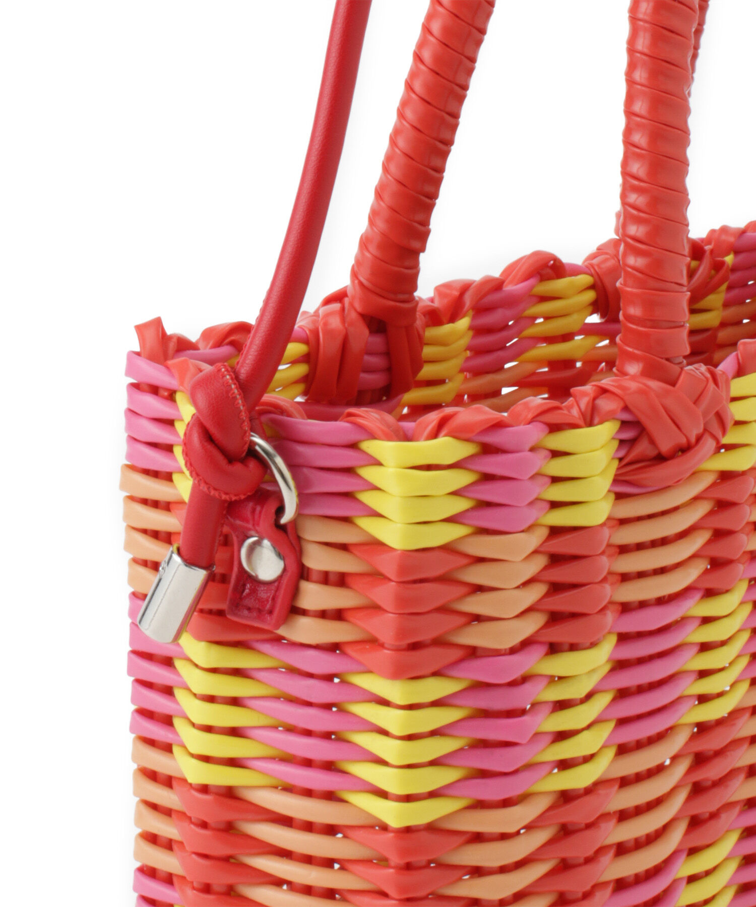 ROPE PICNIC PASSAGE「【Casselini/キャセリーニ】パターンマルシェショルダーバッグ」|かごバッグ|