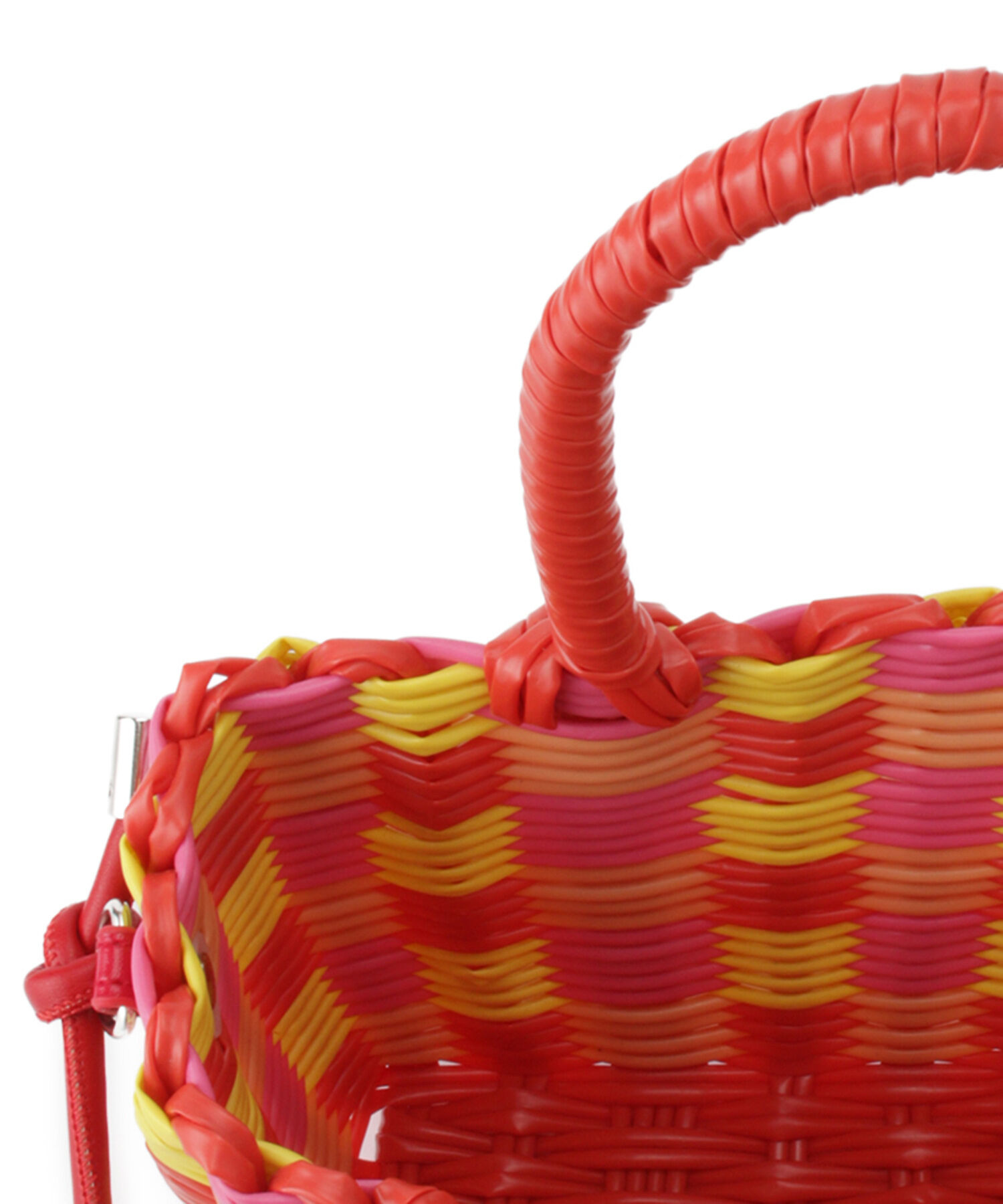 ROPE PICNIC PASSAGE「【Casselini/キャセリーニ】パターンマルシェショルダーバッグ」|かごバッグ|