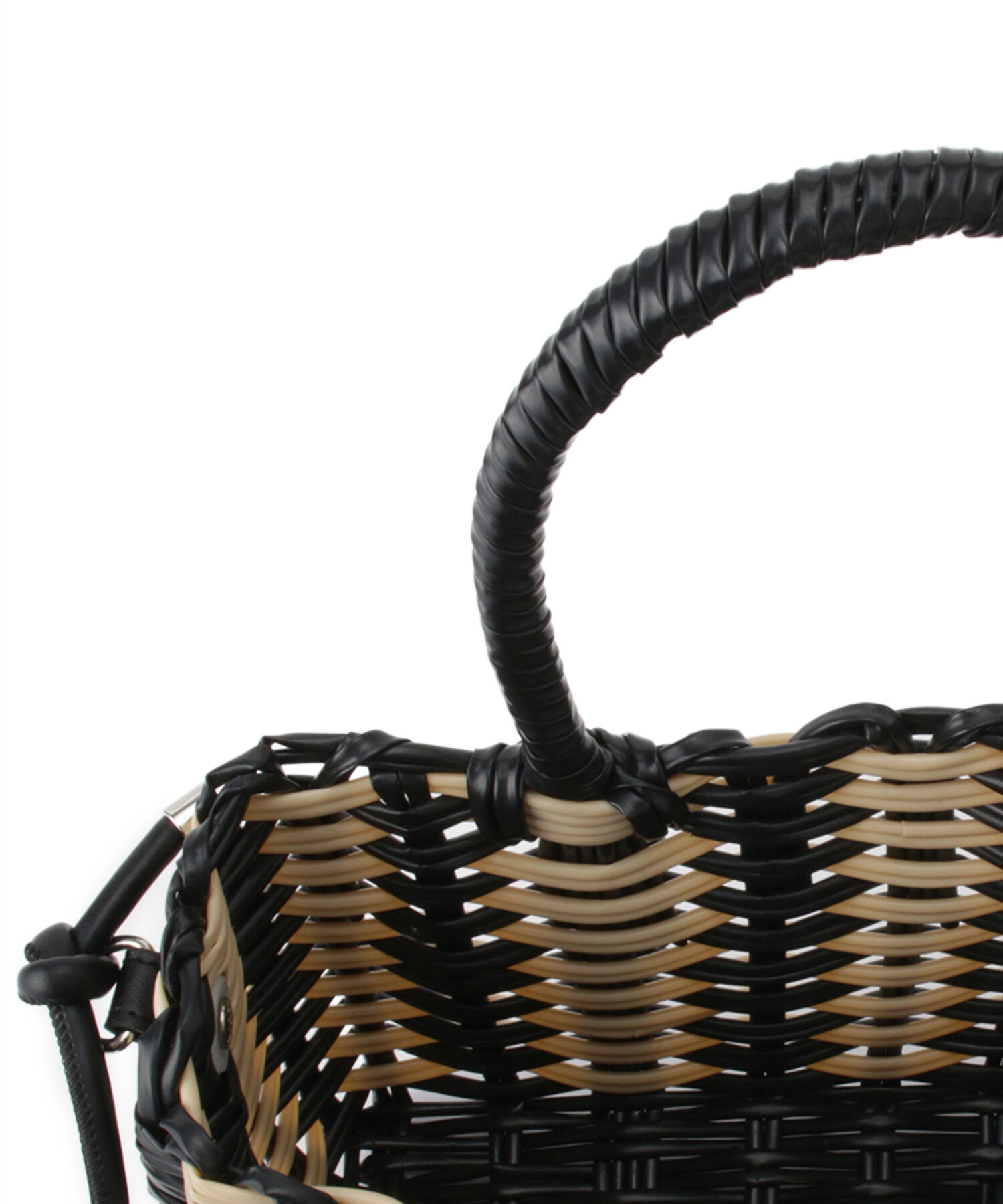 ROPE PICNIC PASSAGE「【Casselini/キャセリーニ】パターンマルシェショルダーバッグ」|かごバッグ|