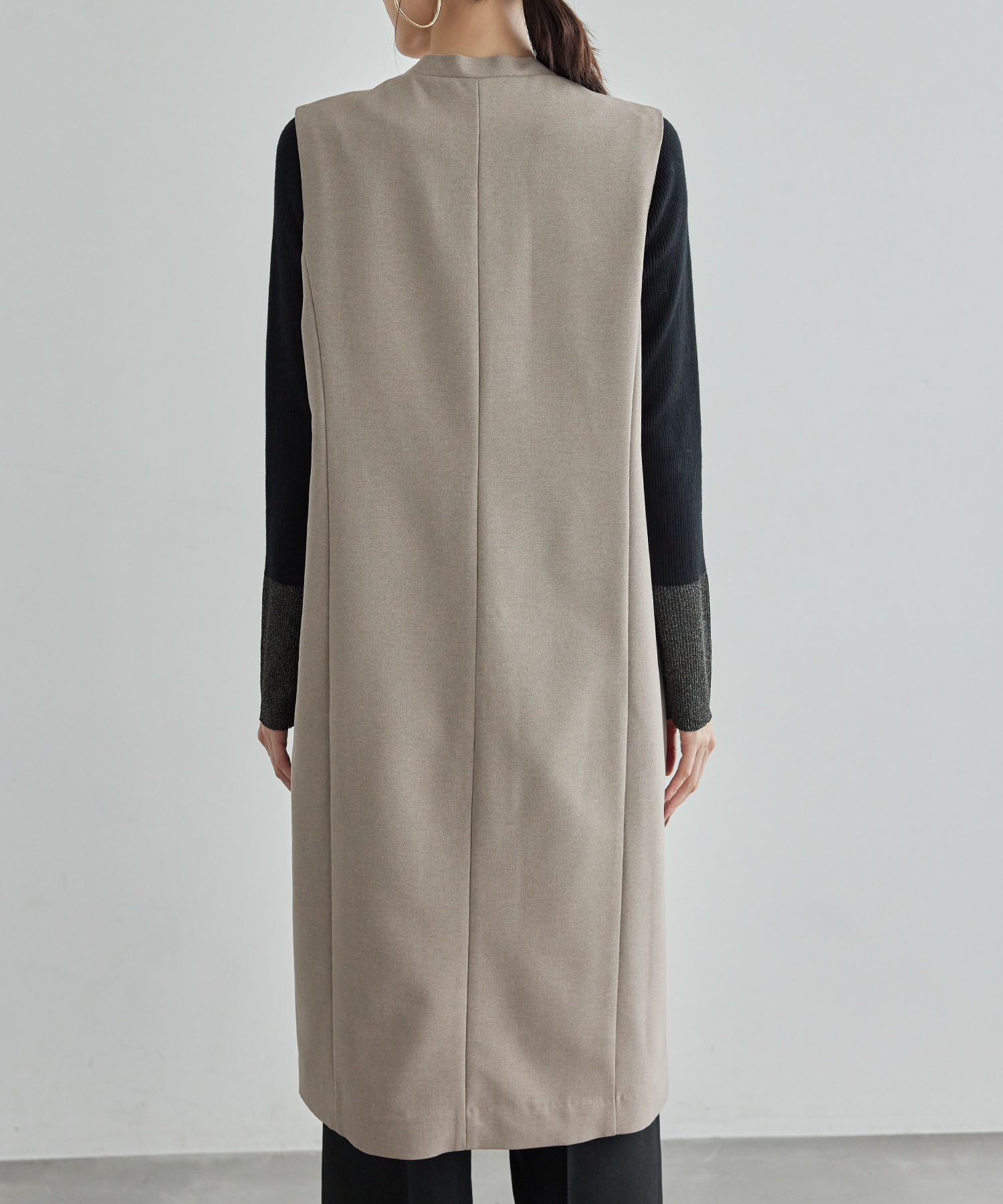 Rope&rsquo;Picnic「スリーブレスロングジレ/セットアップ対応・リンクコーデ」|ベスト・ジレ|