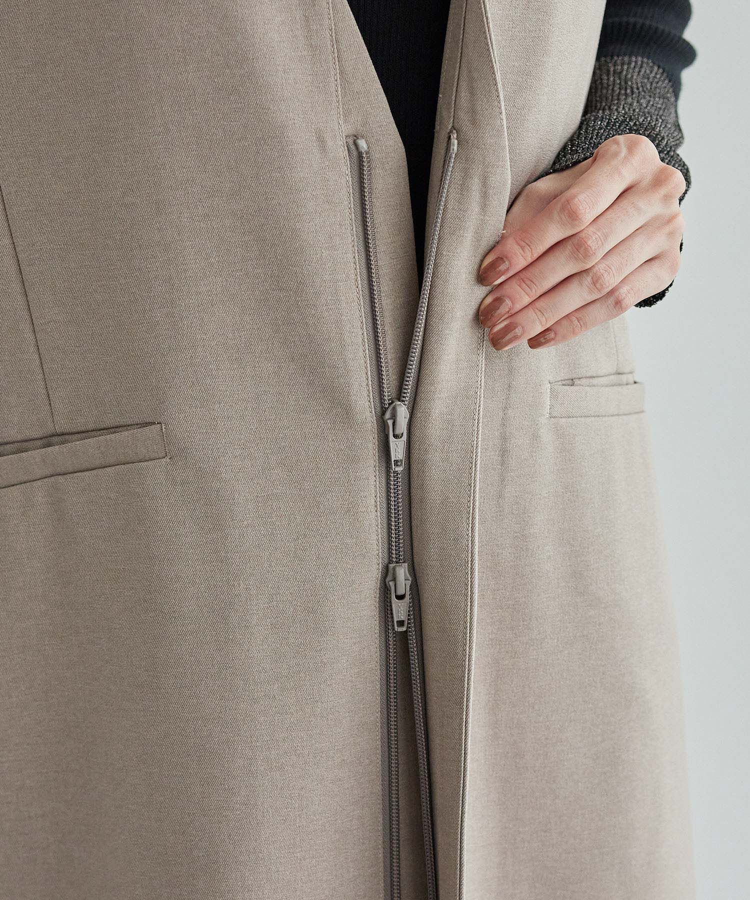 Rope&rsquo;Picnic「スリーブレスロングジレ/セットアップ対応・リンクコーデ」|ベスト・ジレ|