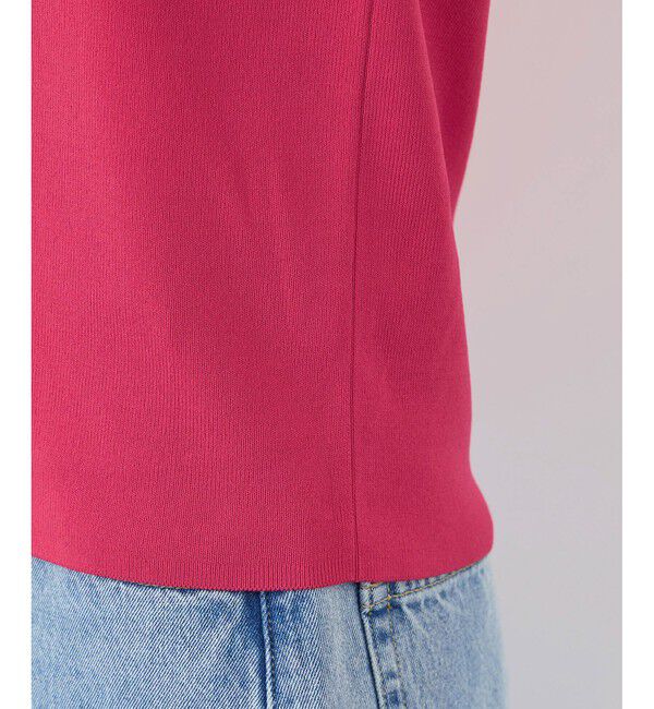 Rope&rsquo;Picnic「【UVカット・接触冷感・イージーケア】八方映えニット ゼロスリーブニットプルオーバー」|ニット・セーター|