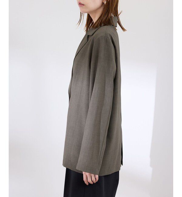 Rope&rsquo;Picnic「【接触冷感・UVカット・速乾】【リネンライク・シリーズ】シアーテーラードジャケット/セットアップ対応」|テーラードジャケット|