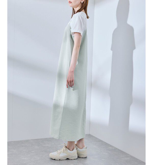 Rope&rsquo;Picnic「【UVケア・遮熱】Comfort Seriesコンフォートシリーズ/Vネックキャミワンピース」|ワンピース|