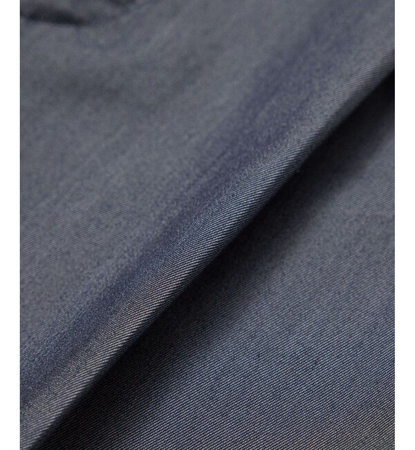 Rope&rsquo;Picnic「テンセルシャンブレータックワイドスラックス/通勤対応」|チノ|