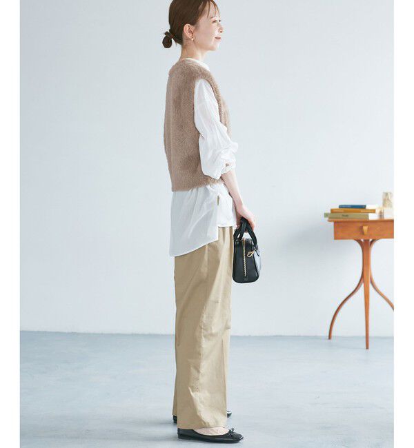 Rope&rsquo;Picnic「ショートフェザーニットベスト」|ベスト・ジレ|