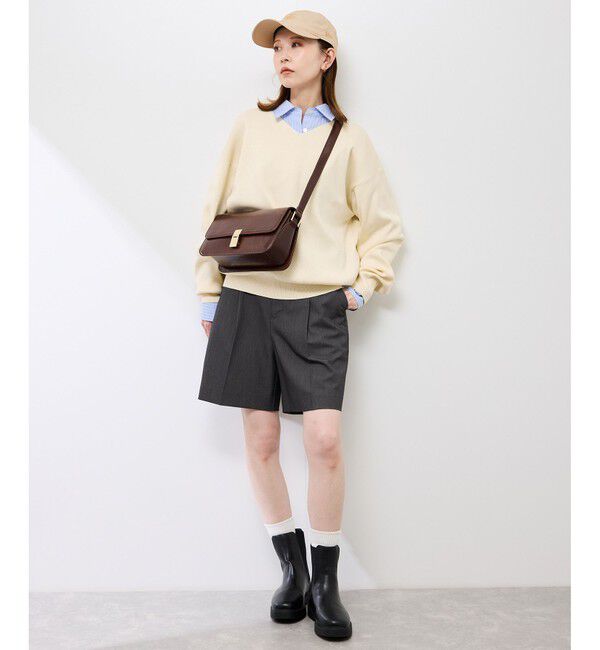 Rope&rsquo;Picnic「マシュマロニットVネックプルオーバー/イージーケア・リンクコーデ」|ニット・セーター|