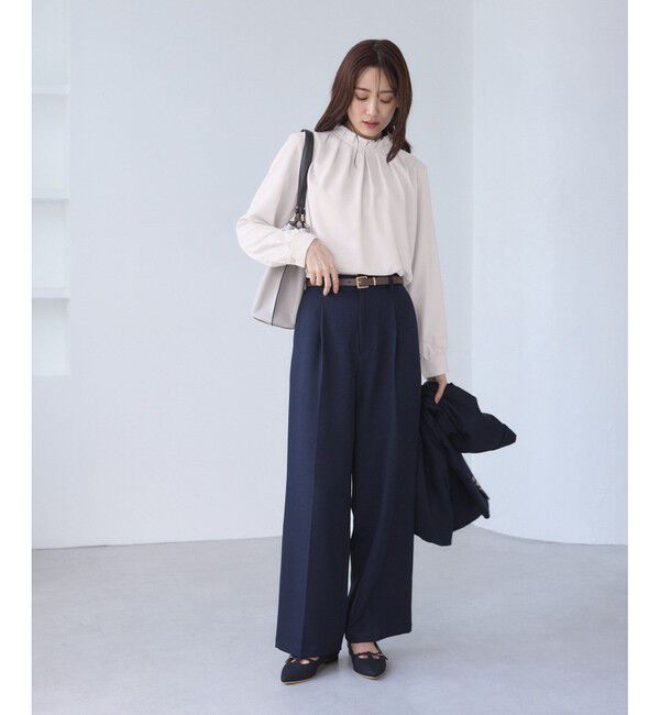 Rope&rsquo;Picnic「【WEB限定】多機能タックブラウス」|シャツ・ブラウス|