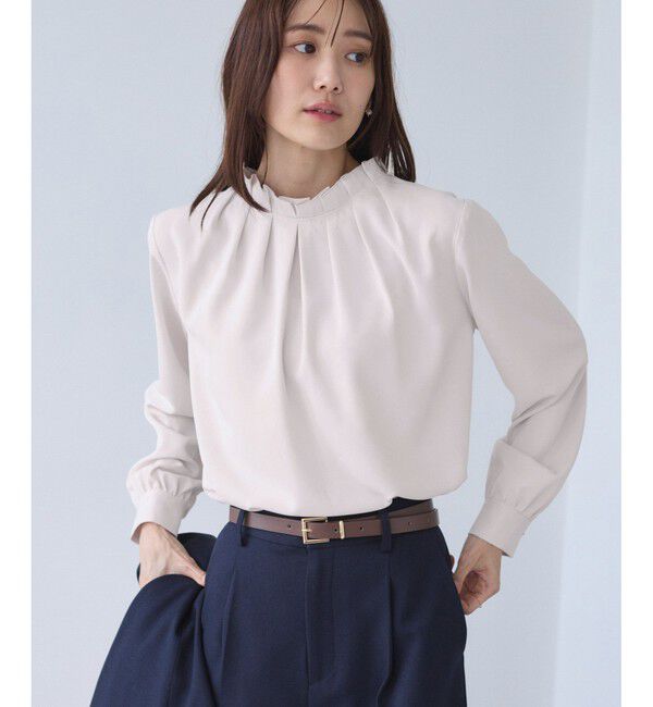 Rope&rsquo;Picnic「【WEB限定】多機能タックブラウス」|シャツ・ブラウス|