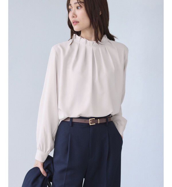 Rope&rsquo;Picnic「【WEB限定】多機能タックブラウス」|シャツ・ブラウス|