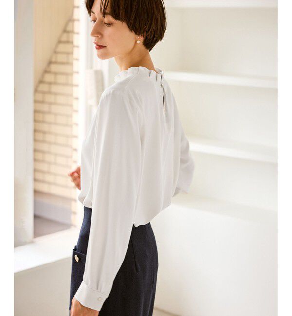 Rope&rsquo;Picnic「【WEB限定】多機能タックブラウス」|シャツ・ブラウス|