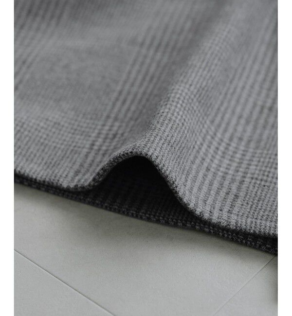 Rope&rsquo;Picnic「ジャージメルトン無地＆チェックオーバーPコート/一部WEB限定カラー・リンクコーデ」|ピーコート|