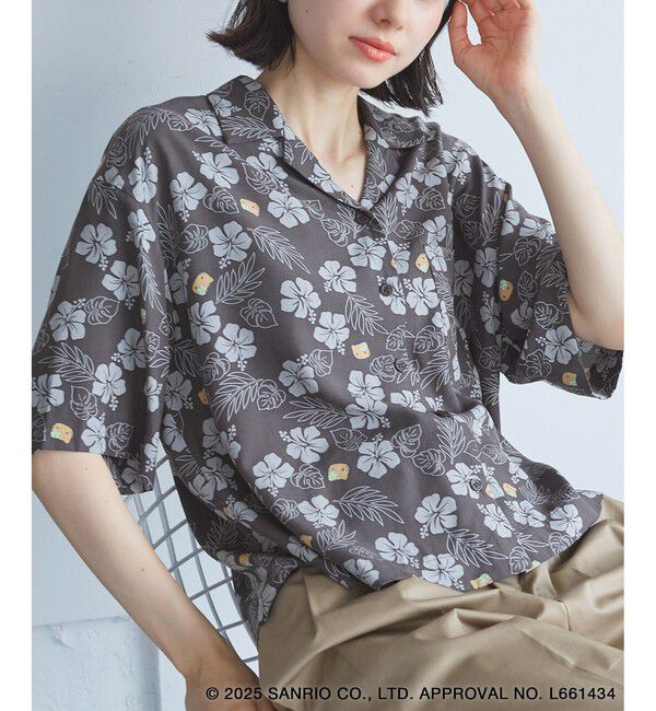 Rope&rsquo;Picnic「【ROPE' PICNIC&times;ハローキティ コラボ】日焼けハローキティ アソートシャツ」|シャツ・ブラウス|スミクロ(05)
