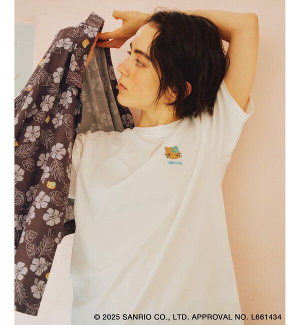 Rope&rsquo;Picnic「【ROPE' PICNIC&times;ハローキティ コラボ】日焼けハローキティ アソートシャツ」|シャツ・ブラウス|