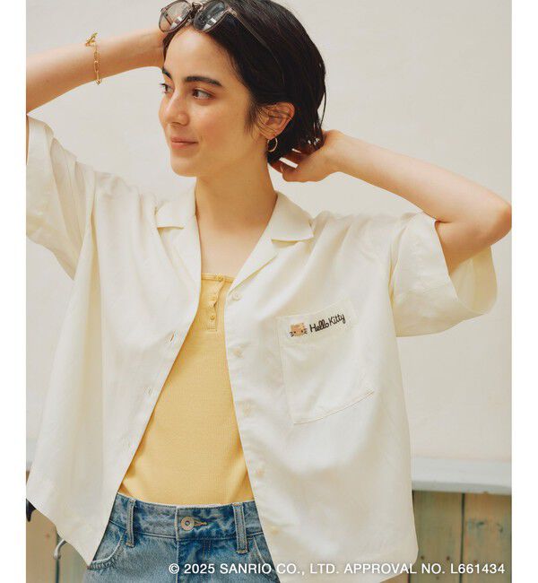 Rope&rsquo;Picnic「【ROPE' PICNIC&times;ハローキティ コラボ】日焼けハローキティ アソートシャツ」|シャツ・ブラウス|キナリ(16)