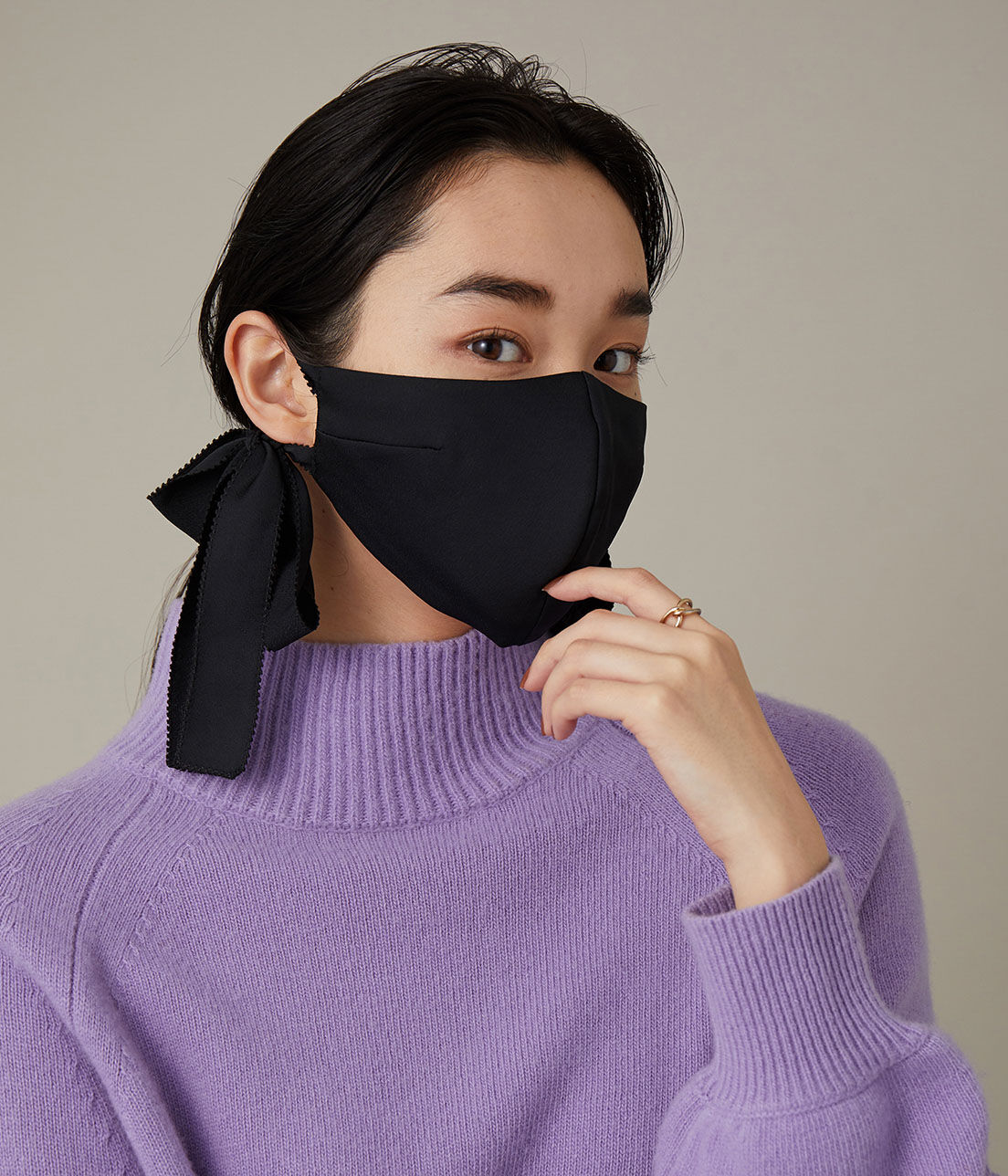 ADAM ET ROPE'「【トロワズィエムチャコ】リボンマスク」|その他|