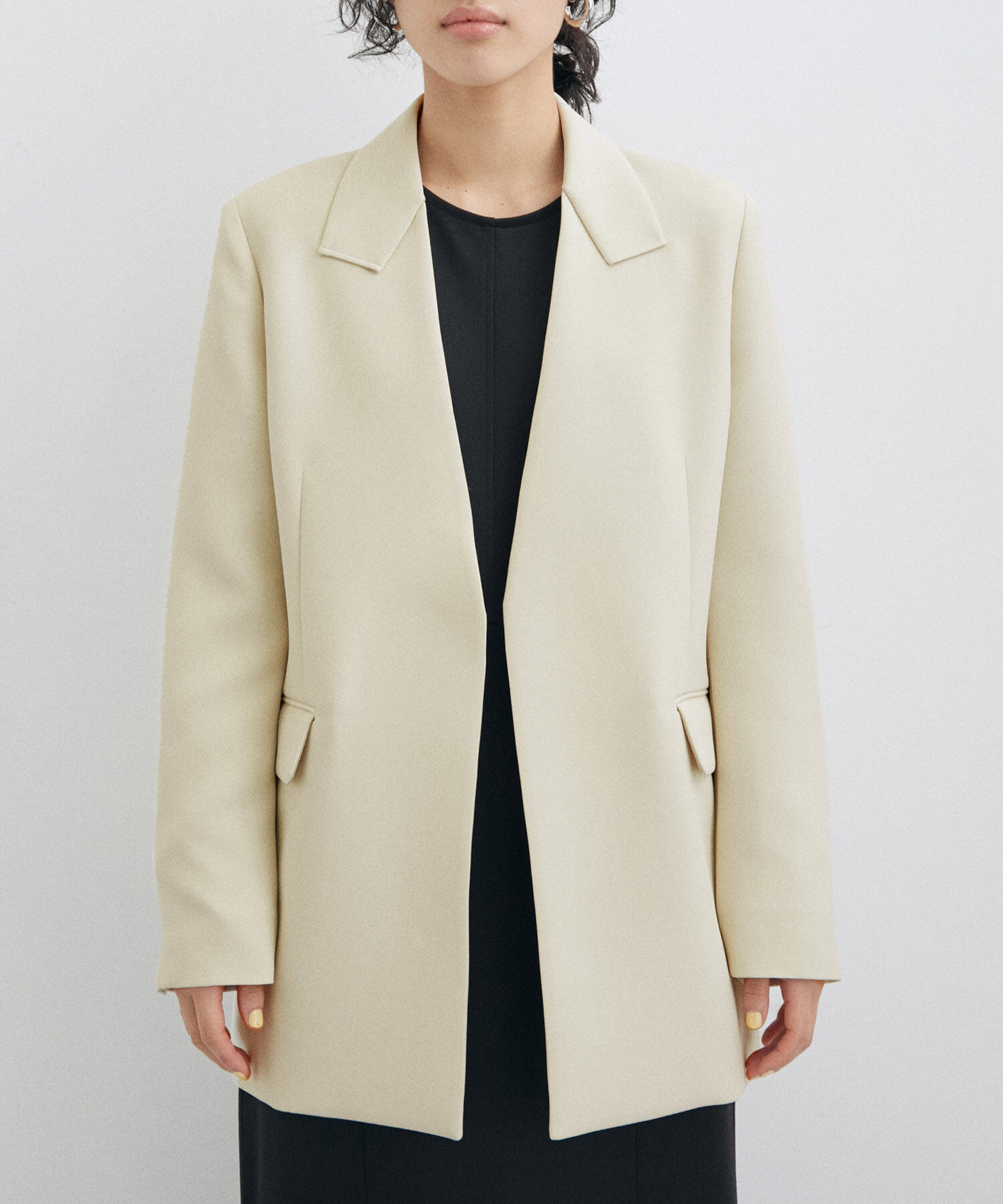 ADAM ET ROPE'「【サステナブル・セットアップ対応・オケージョン対応】シェイプフォルムシングルジャケット」|テーラードジャケット|