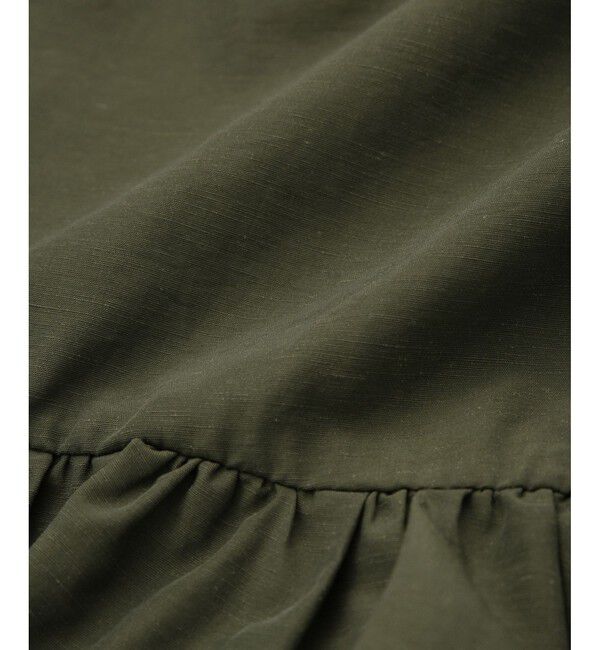 ADAM ET ROPE'「【サステナブル】ペプラムブラウス」|シャツ・ブラウス|