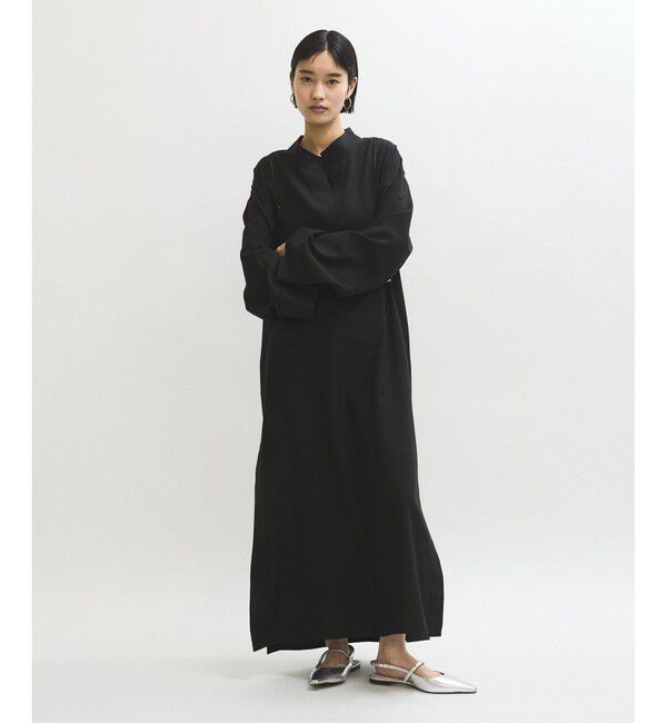 ADAM ET ROPE'「リネンマキシワンピース」|ワンピース|